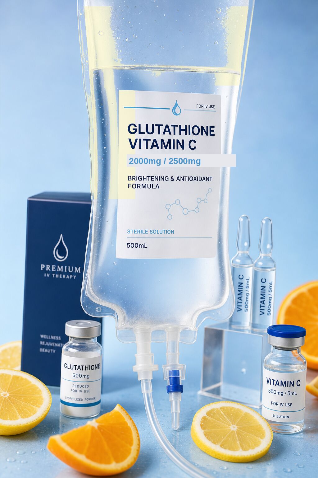 Glutathione IV drip therapy at The Hydro Drip Bar — Gluta Hub